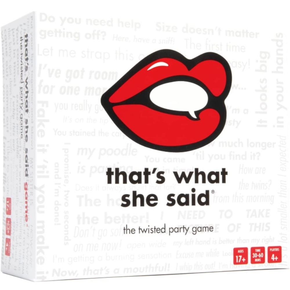 That’s What She Said The Twisted Party Game For Adults